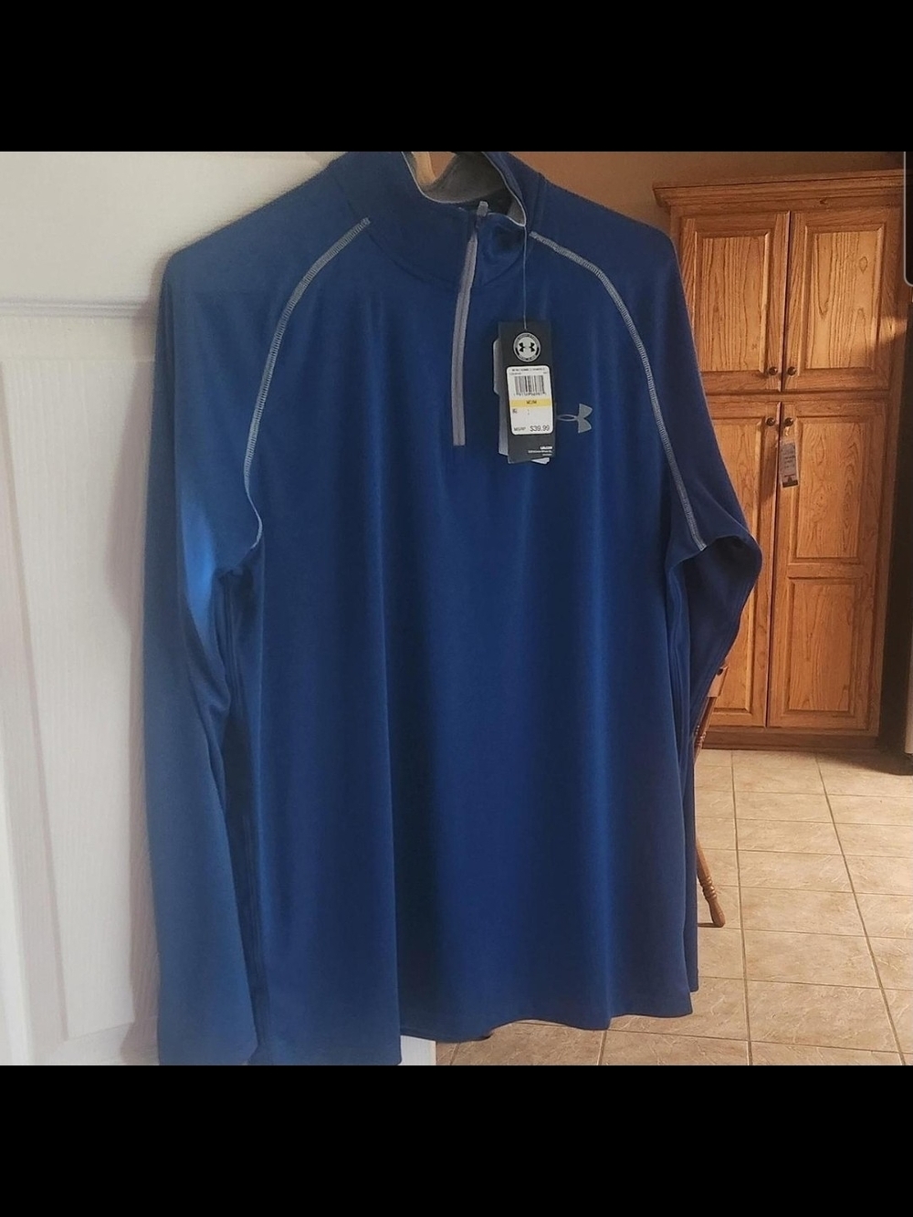 Under Armour Men’s Navy Blue Quarter-Zip Performance Pullover